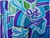 Abstract with Flowers